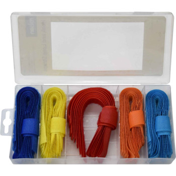 50pc Hook & Loop Straps