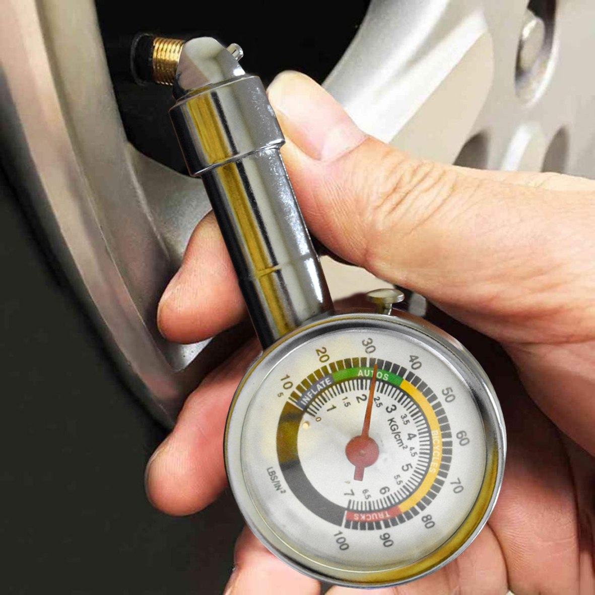 DIAL TYRE GAUGE -HEAVY DUTY