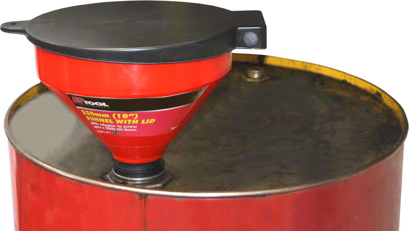 250MM(10″) FUNNEL TO FIT 200ltr OIL DRUM