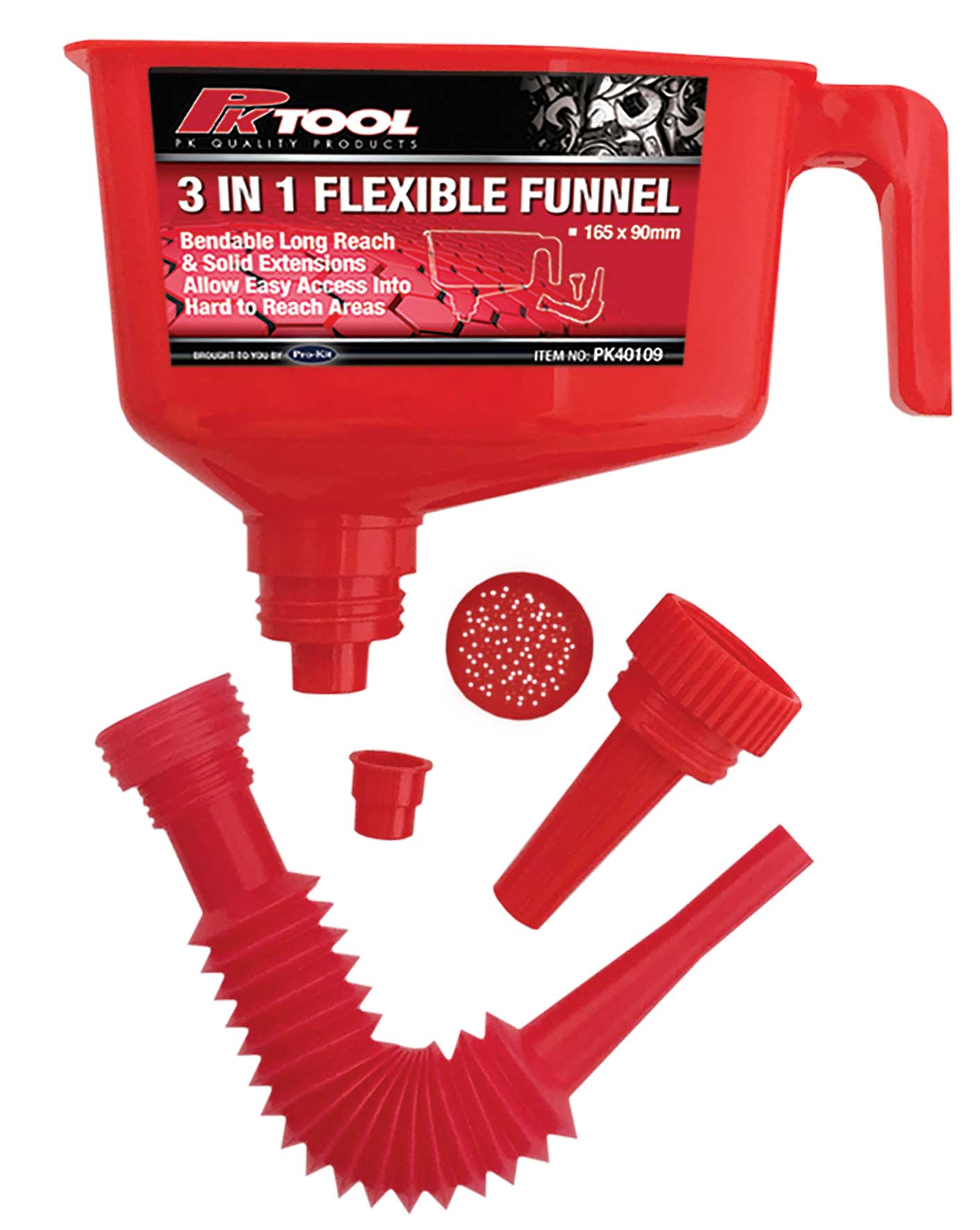 165mm(6 1/2”) BOX FUNNEL with HANDLE