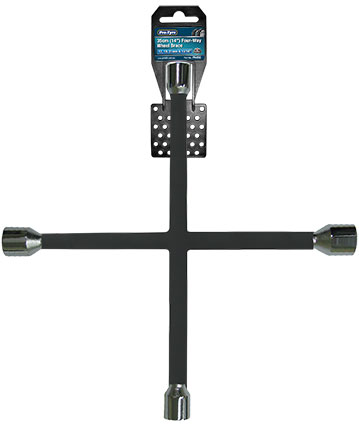 35cm (14”) 4-Way Wheel Brace with Comfort Padding Soft Grip