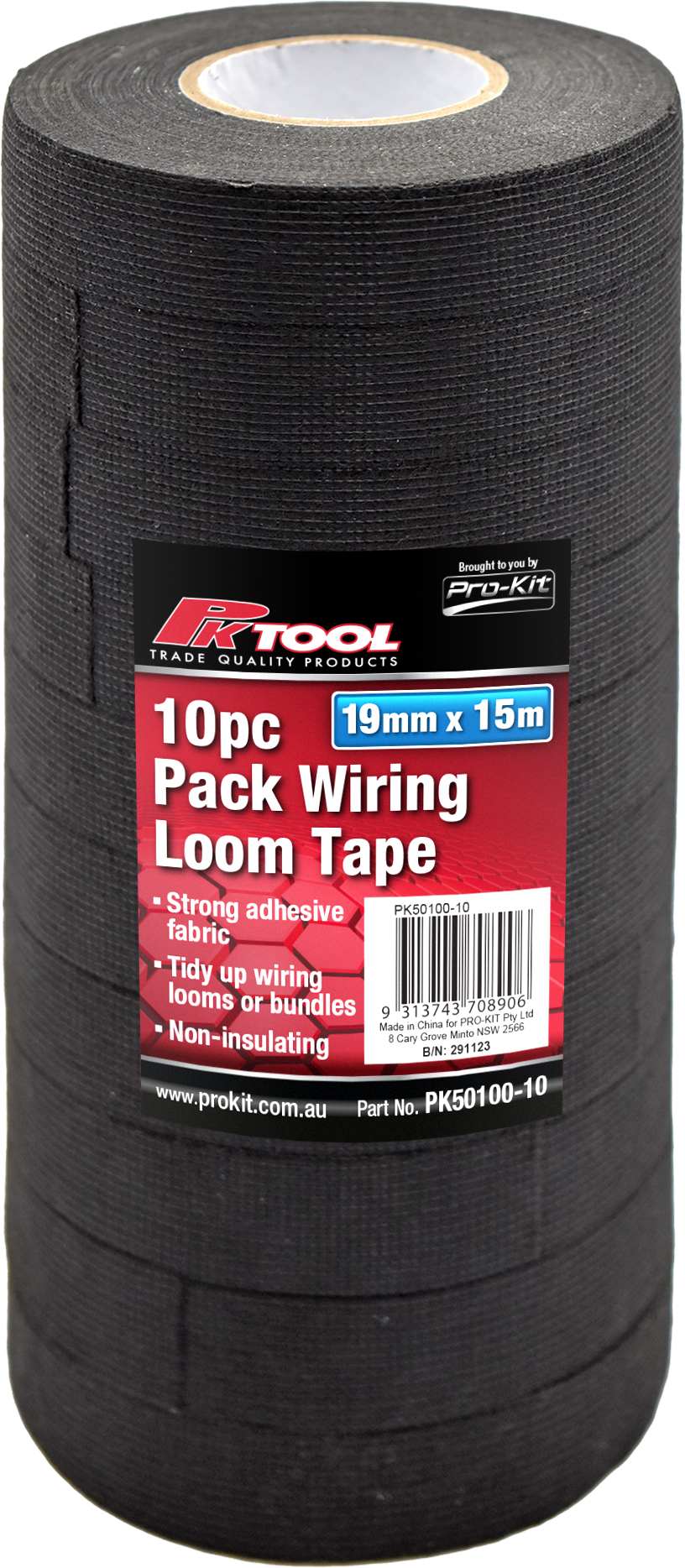TAPE – 10pc PACK WIRING LOOM