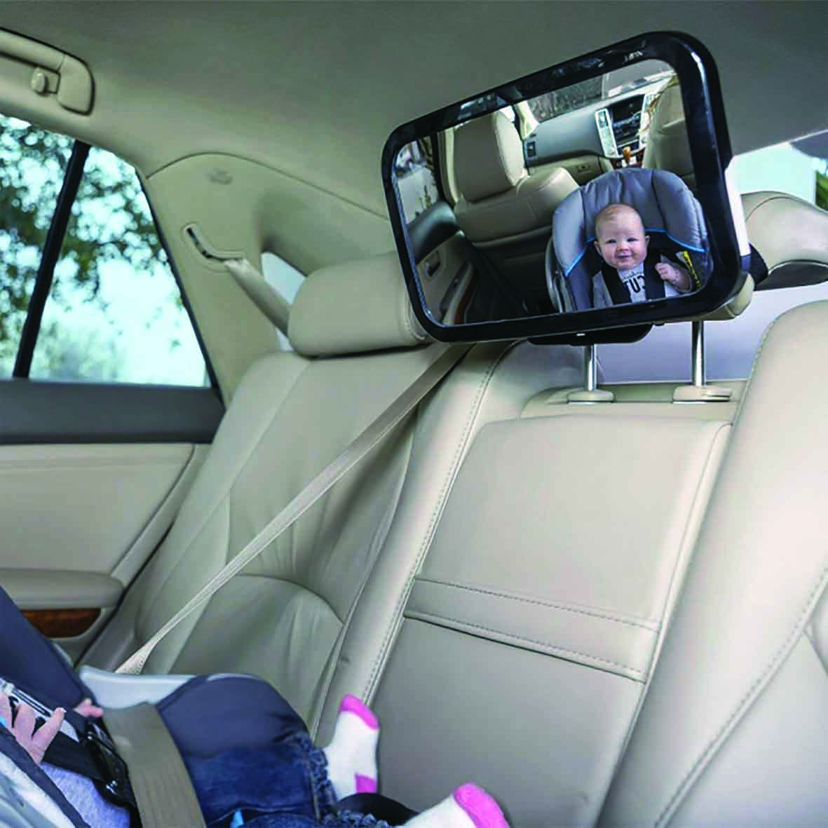 Back Seat Monitoring Mirror