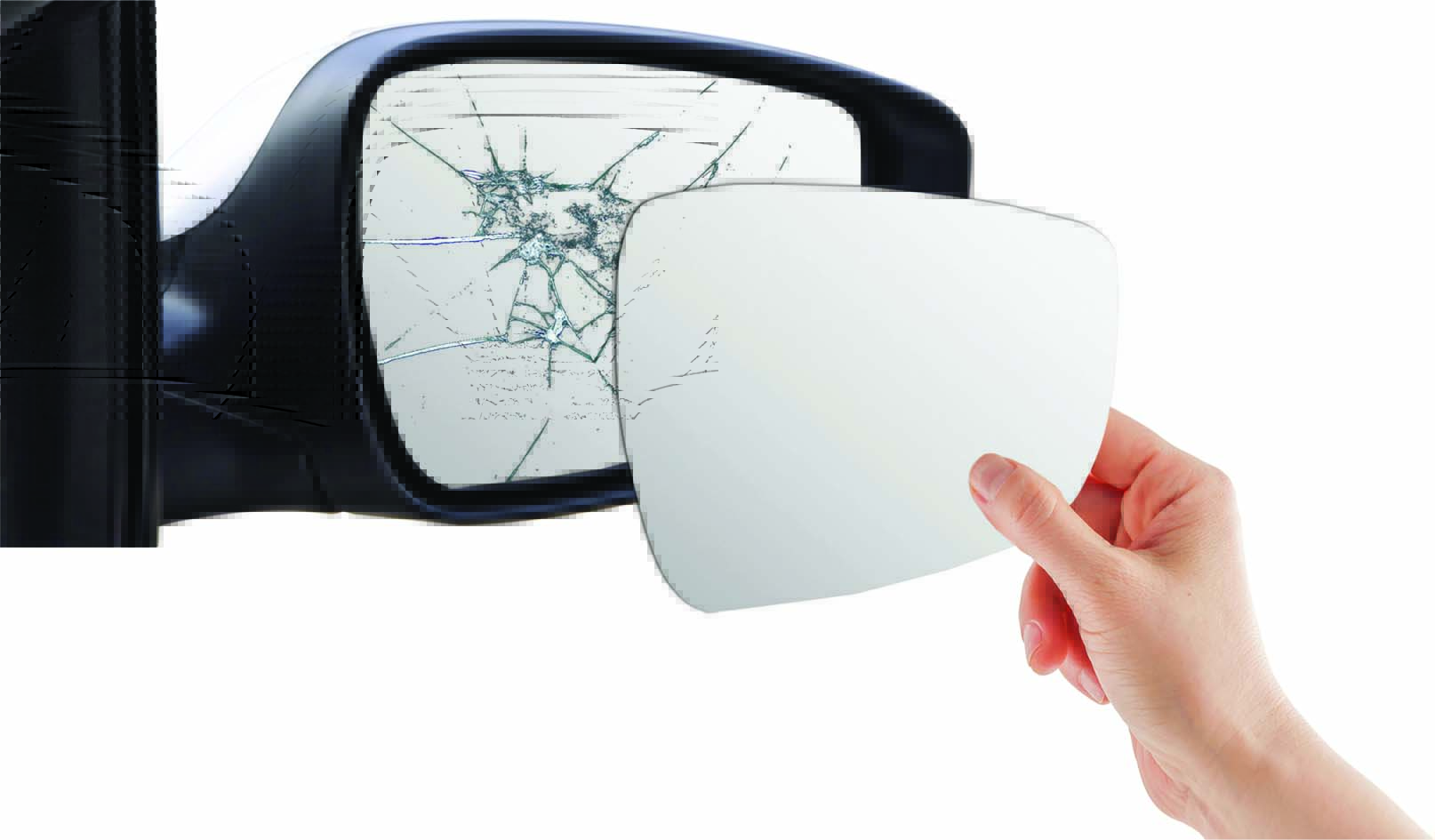 203 x 127mm Quick Mirror Fix