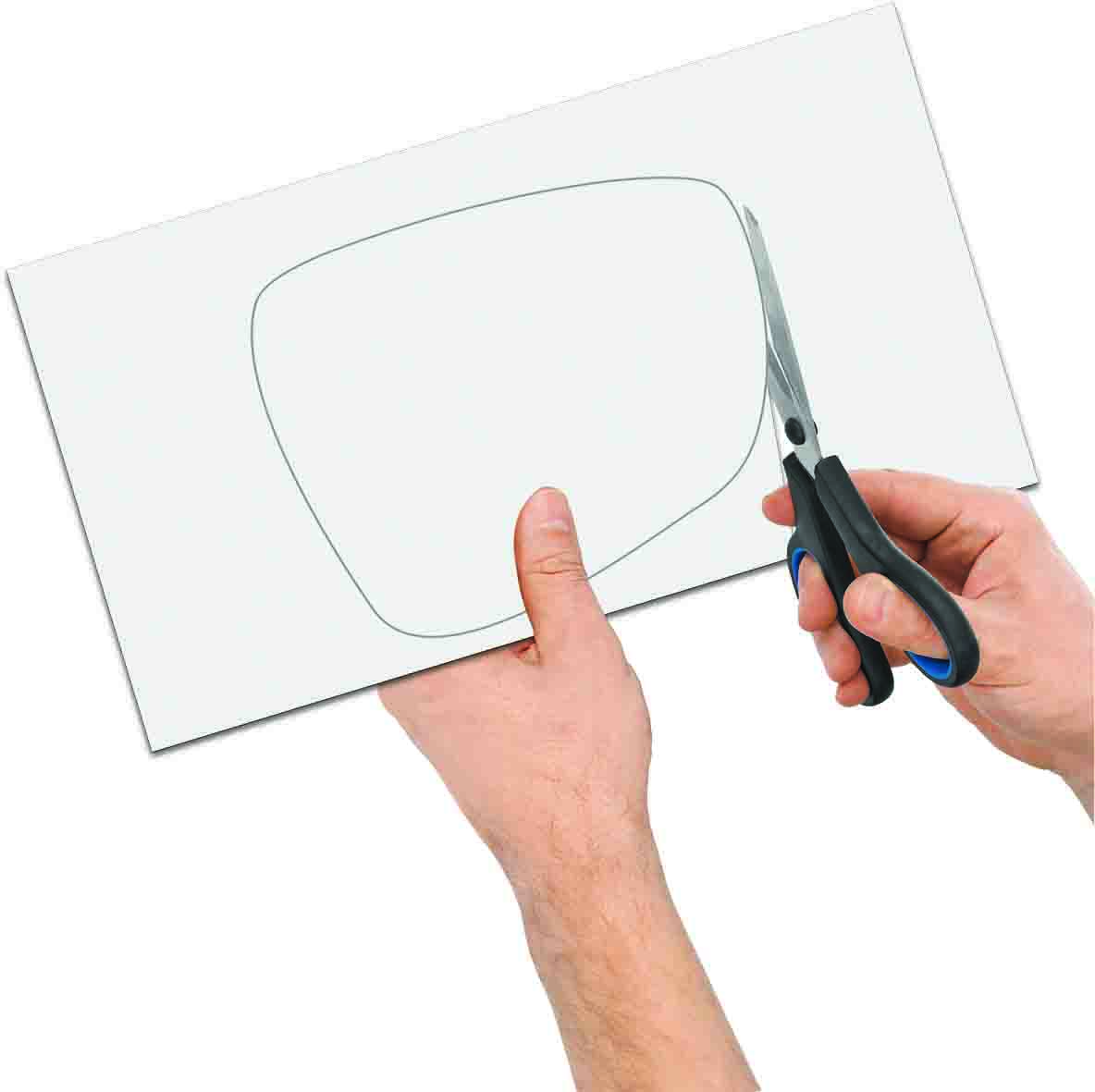 203 x 127mm Quick Mirror Fix