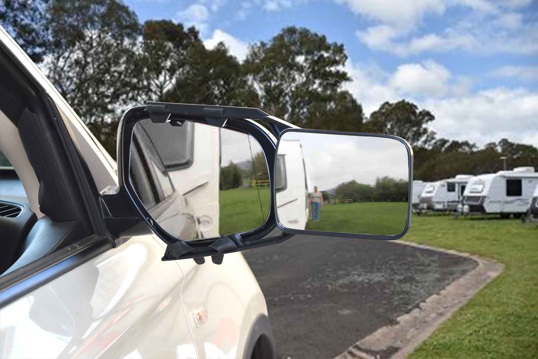 1pc Clamp-On Towing Mirror