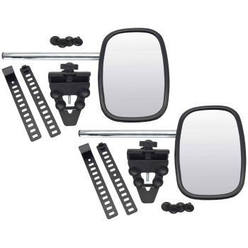2pc Strap-on Towing Mirror Set