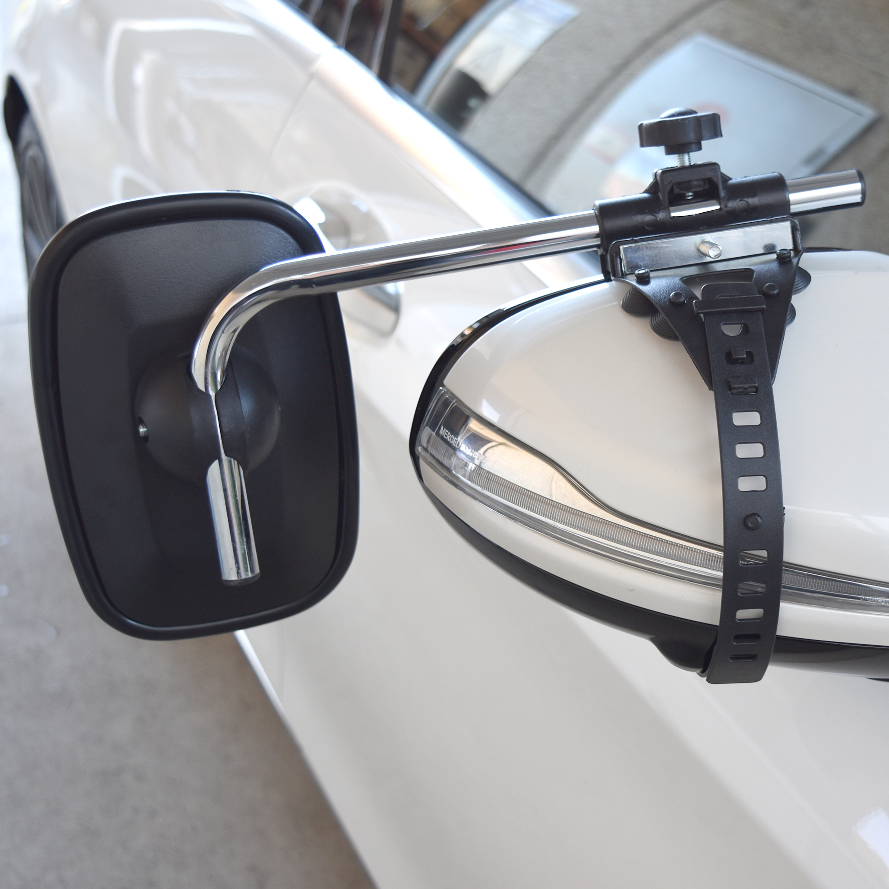2pc Strap-on Towing Mirror Set