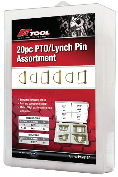 20pc 75mm (3”) PTO PINS