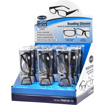 12pc Reading Glasses in a Point-of-Sale Display