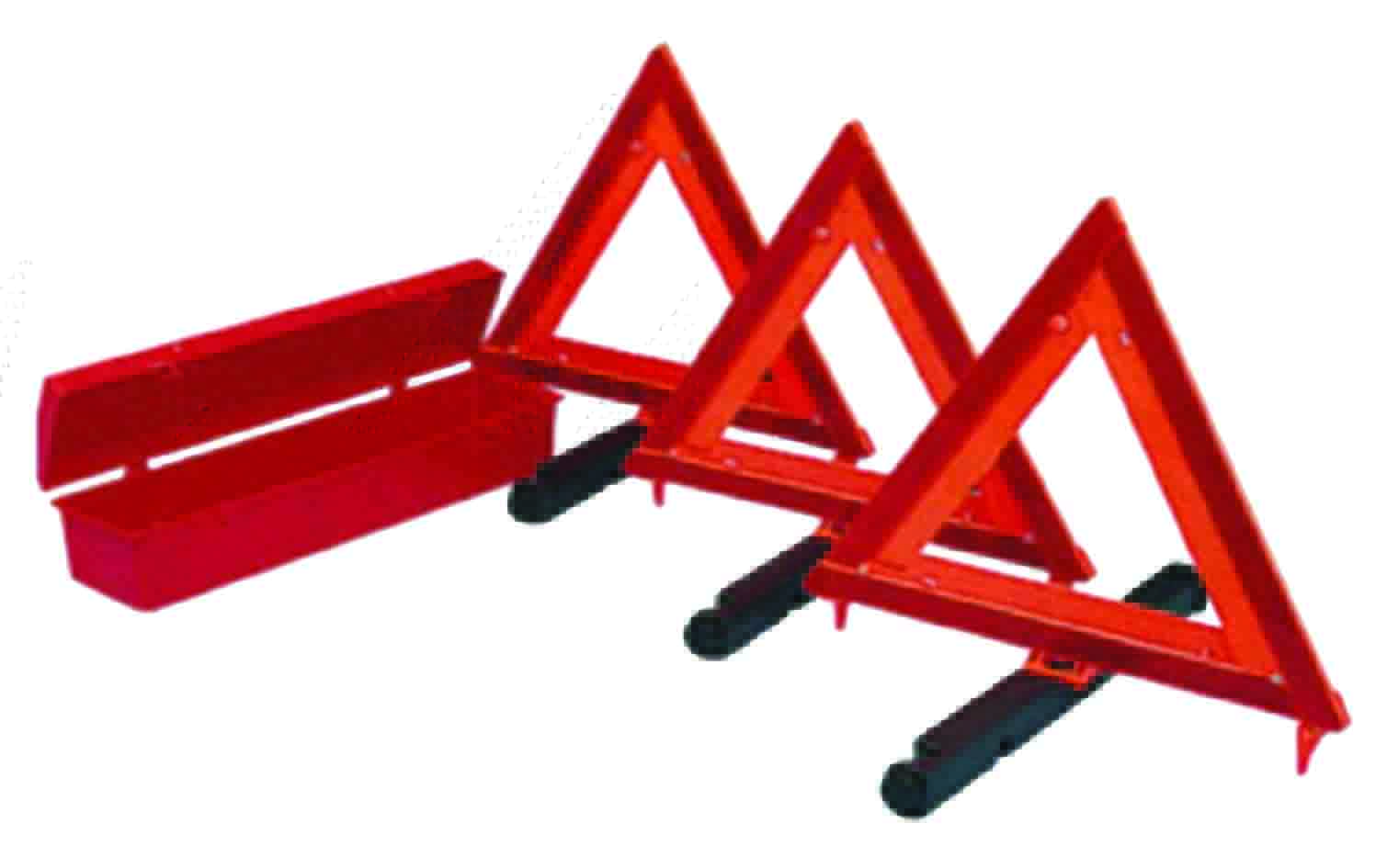 3pc 44cm Warning Triangle Set