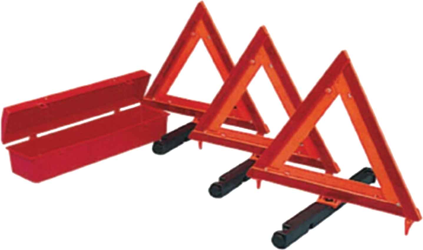 3pc 44cm Warning Triangle Set