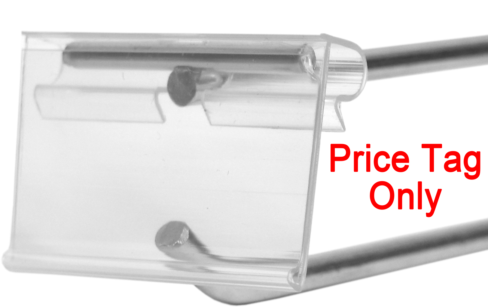 25pc Replacement Flat Retail Hook Price Tag Holder