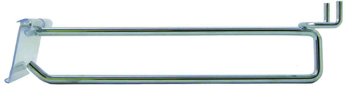 150mm Single Heavy Duty Display Hook For Volcano Panels with 50mm Price Tag Holder