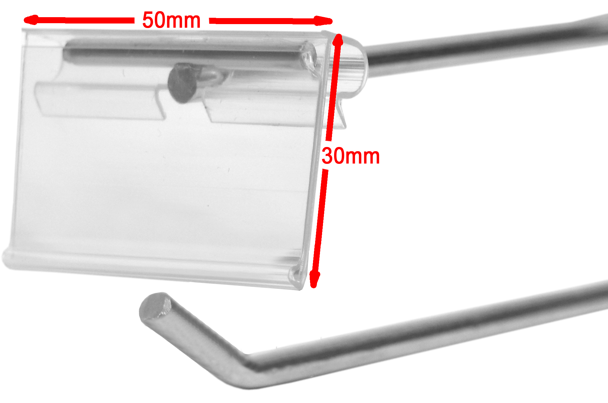 180mm Single Heavy Duty Display Hook For Volcano Gondola Panels