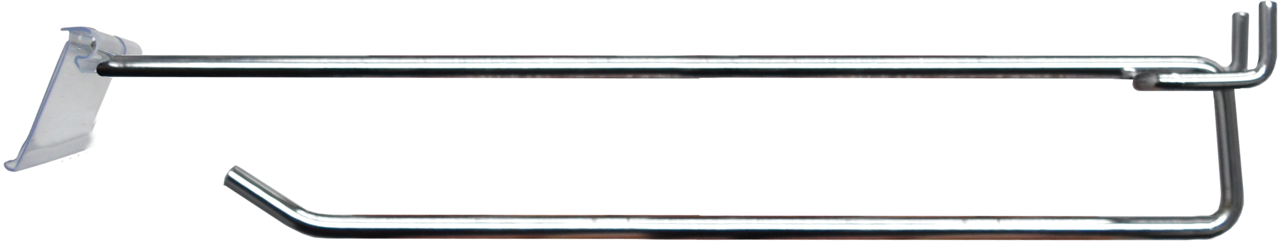 250mm Single Heavy Duty Display Hook For Flat Gondola Panels