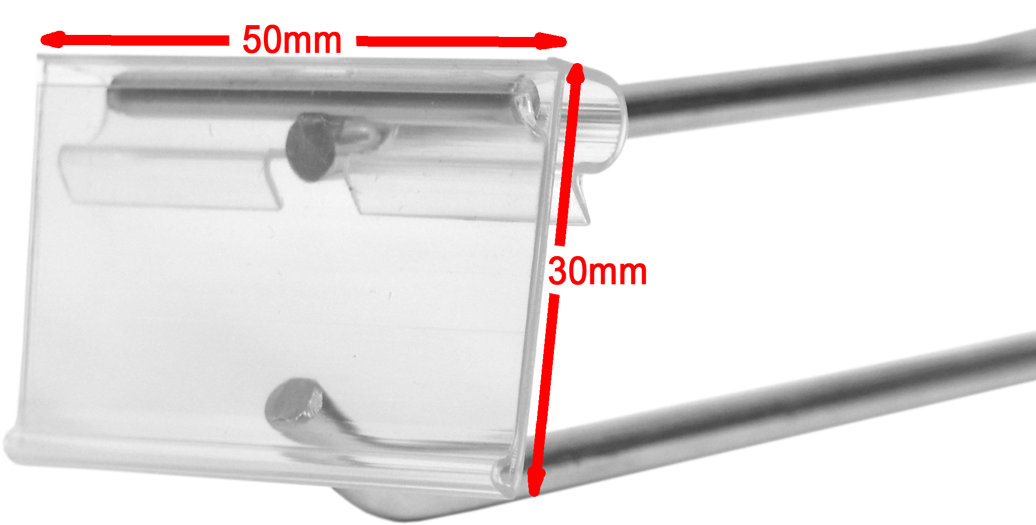 250mm Single Heavy Duty Display Hook For Flat Gondola Panels