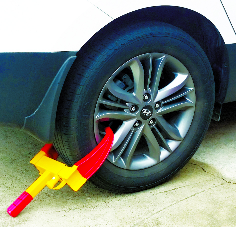 155mm to 295mm Security Claw Wheel Clamp