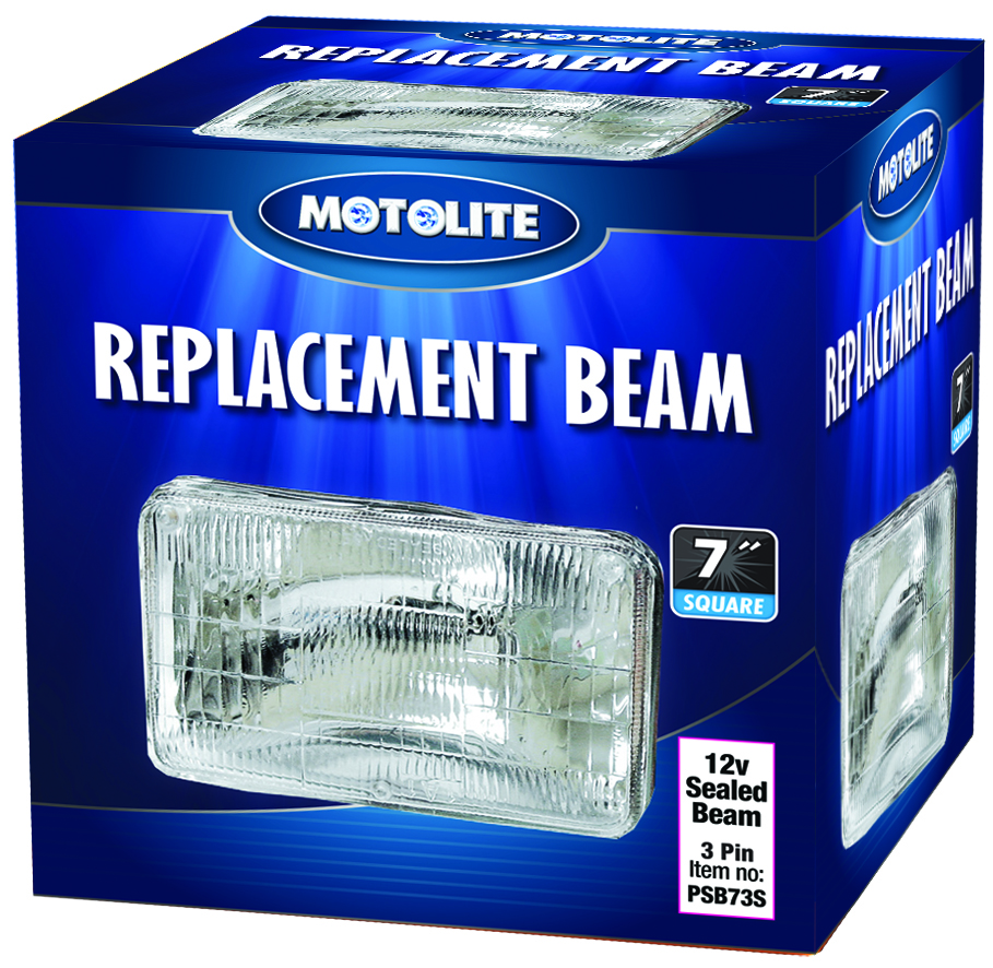 12V 7” Square Large 3 Pin Sealed Beam 55W