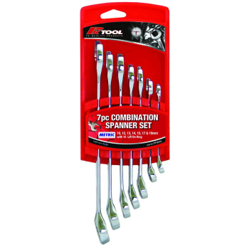 7pc Metric Combination Spanner Set