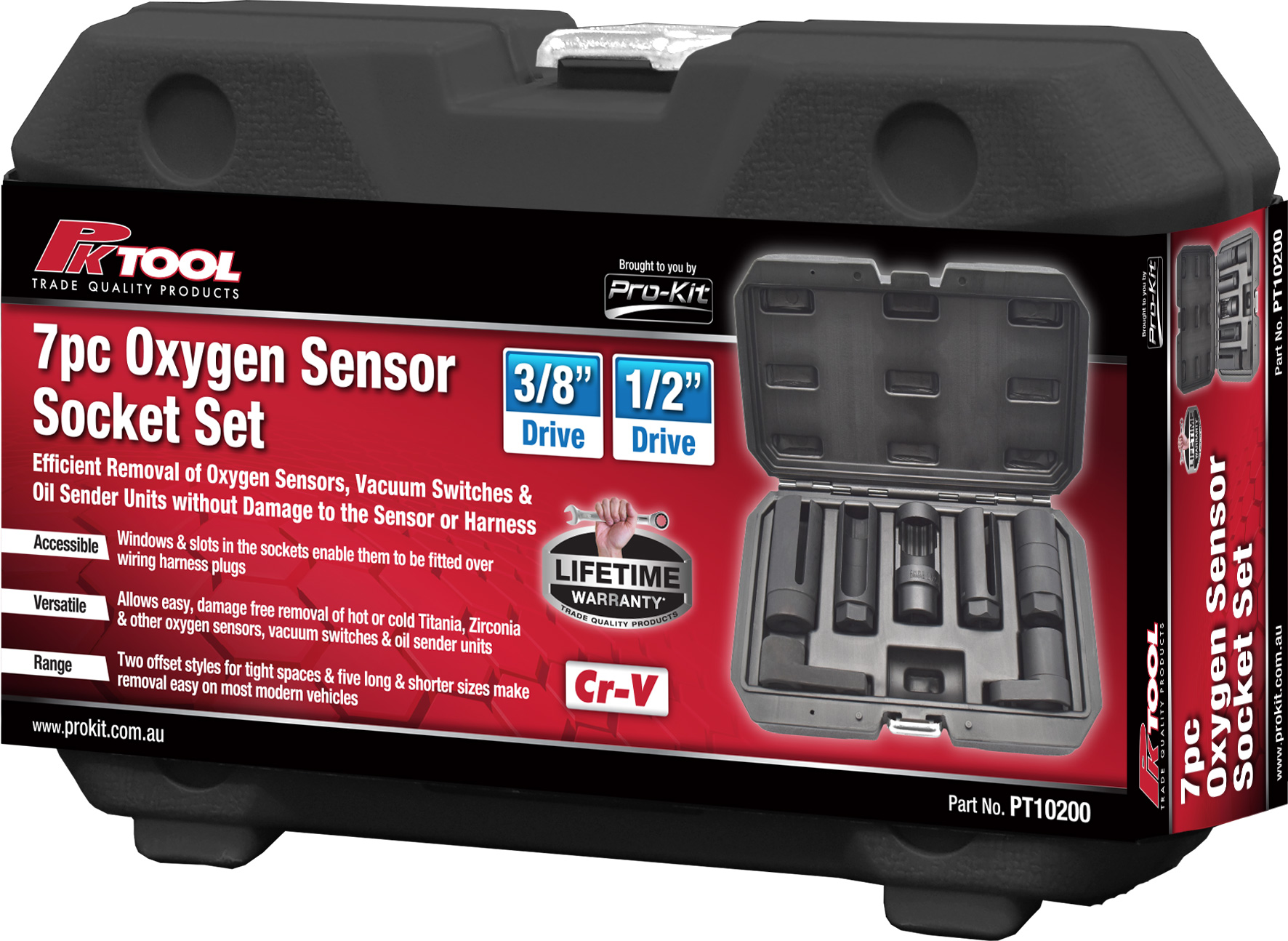 7pc Oxygen Sensor Socket Set