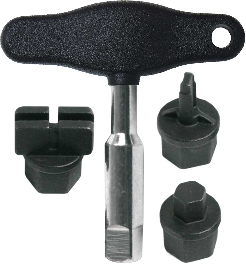4pc PLASTIC OIL PAN DRAIN PLUG TOOL SET