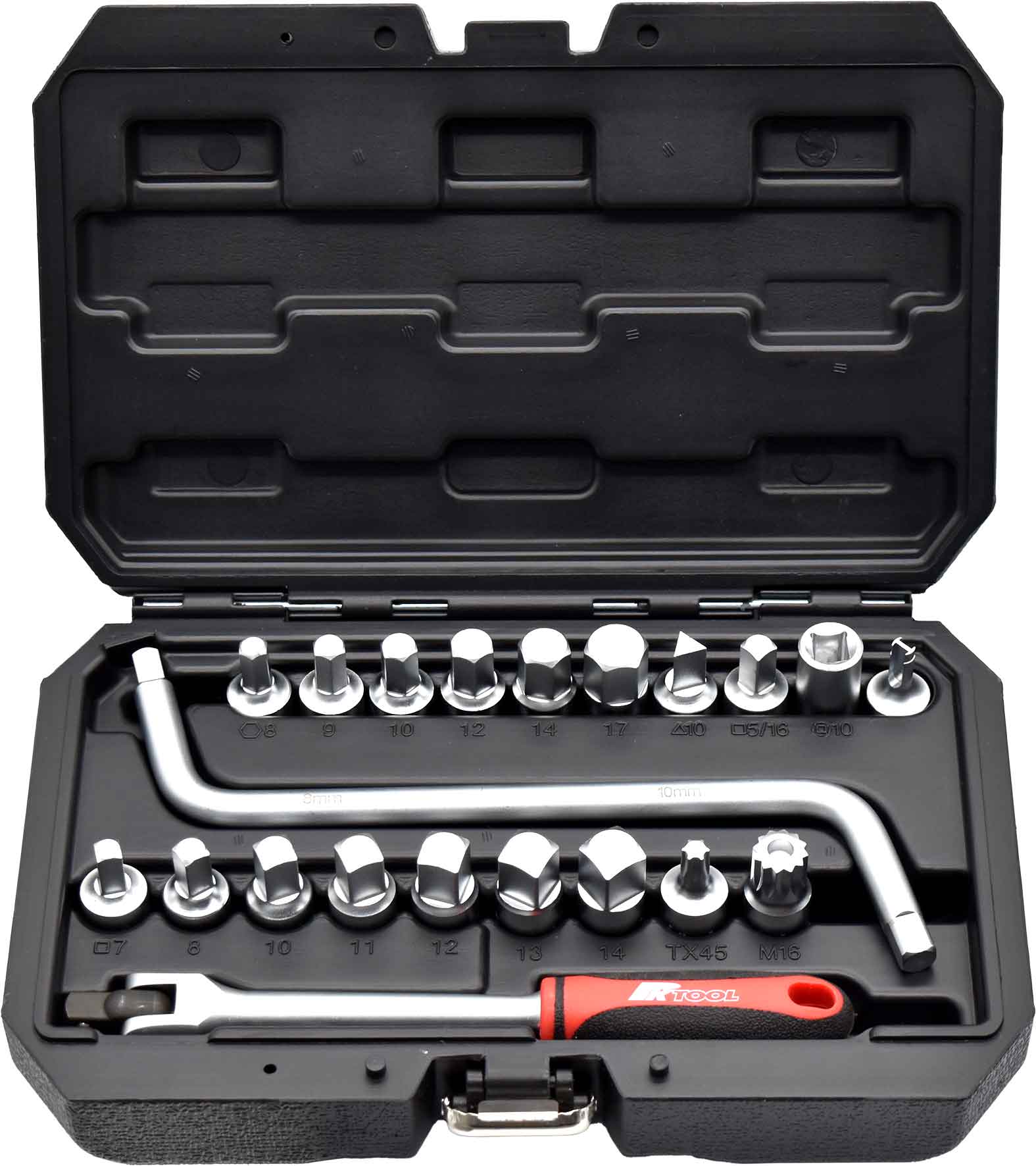 21pc Sump Plug Socket & Spanner Set