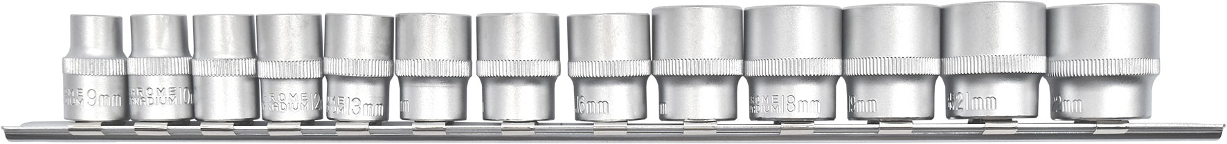 METRIC  3/8” DR  13pc HETOK SOCKET SET