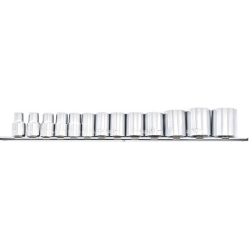 13pc 1/2” Dr Metric Socket Set 6pt