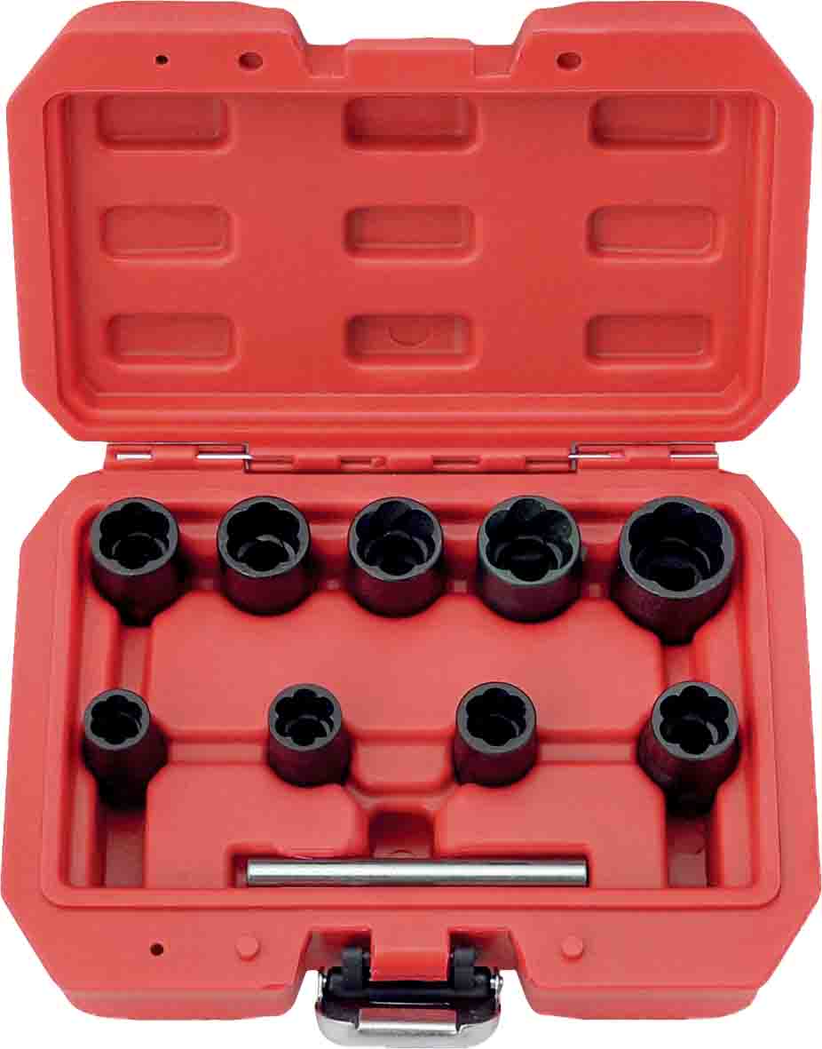 10pc 3/8” DR SPIRAL TWIST SOCKET SET