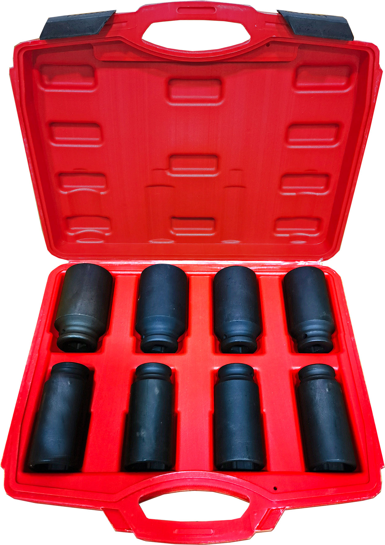 8pc 90mm 1/2” Dr Spindle Axle Nut Deep Impact Socket Set 6pt