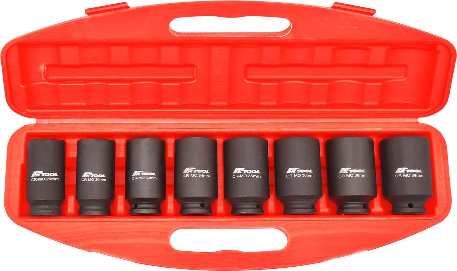8pc 1/2” Dr Metric Axle Nut Socket Set 12pt
