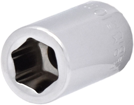 10mm 6PT 3/8” Dr Metric Regular Cr-V Socket