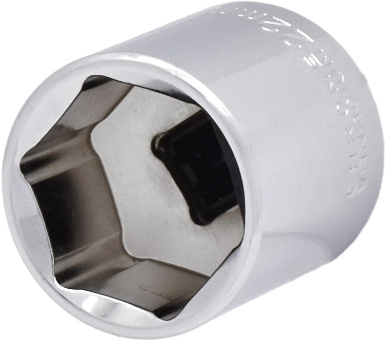 22mm 6PT 3/8” Dr Metric Regular Cr-V Socket