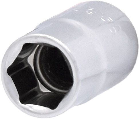 7/16” 6PT 3/8”  DRIVE SAE Cr-V REGULAR SOCKET