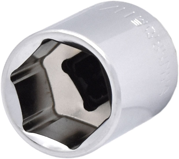 11/16” 6PT 3/8”  DRIVE SAE Cr-V REGULAR SOCKET