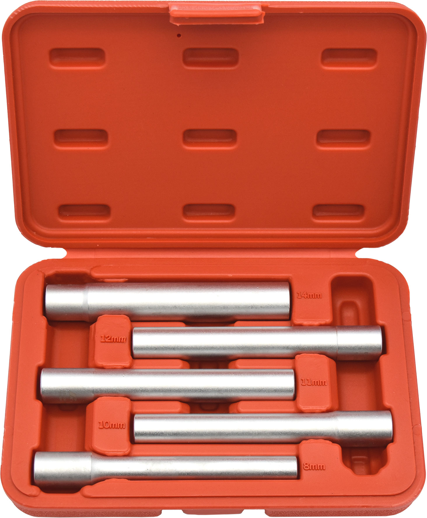5pc 120mm 3/8” DRIVE 6PT Cr-V EXTRA LONG SOCKET TRADESMANS SET