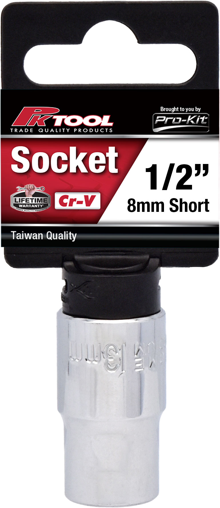 13mm 6PT 1/2” Dr Metric Regular Cr-V Socket