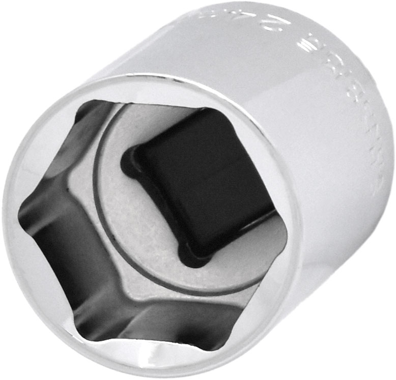 24mm 6PT 1/2” Dr Metric Regular Cr-V Socket