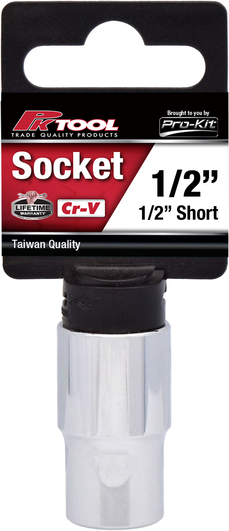 1/2” 6PT 1/2” DRIVE SAE Cr-V REGULAR SOCKET