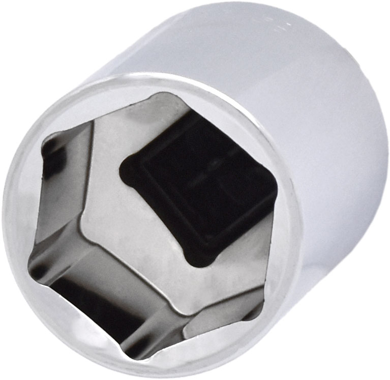 15/16” 6PT 1/2” DRIVE SAE Cr-V REGULAR SOCKET