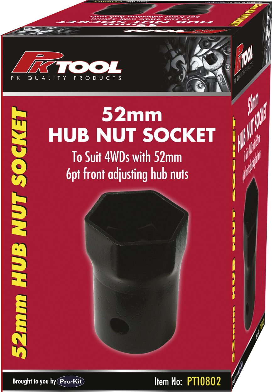 52mm 3/8” Dr Hub Nut Socket 6pt