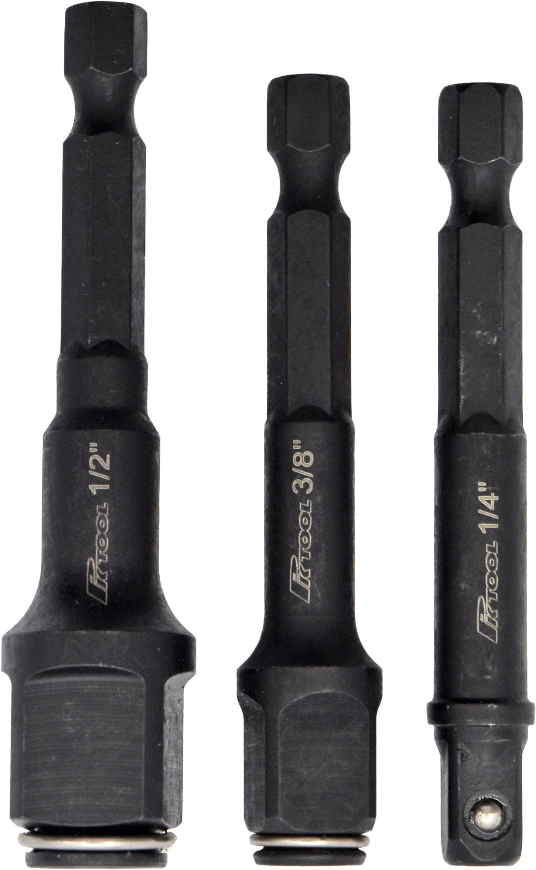 3pc 2-in-1 Magnetic Socket / Drill Adaptor Set