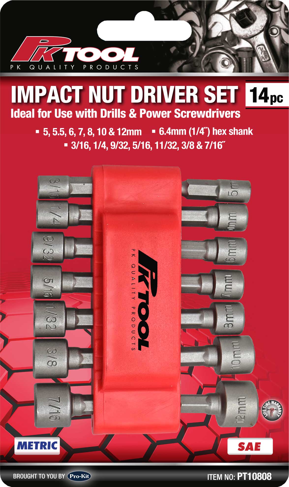 14pc Impact Nut Driver Set