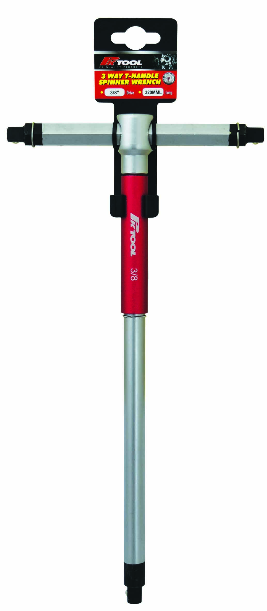 320mm 3/8” Dr 3 Way T-Handle Spinner Wrench