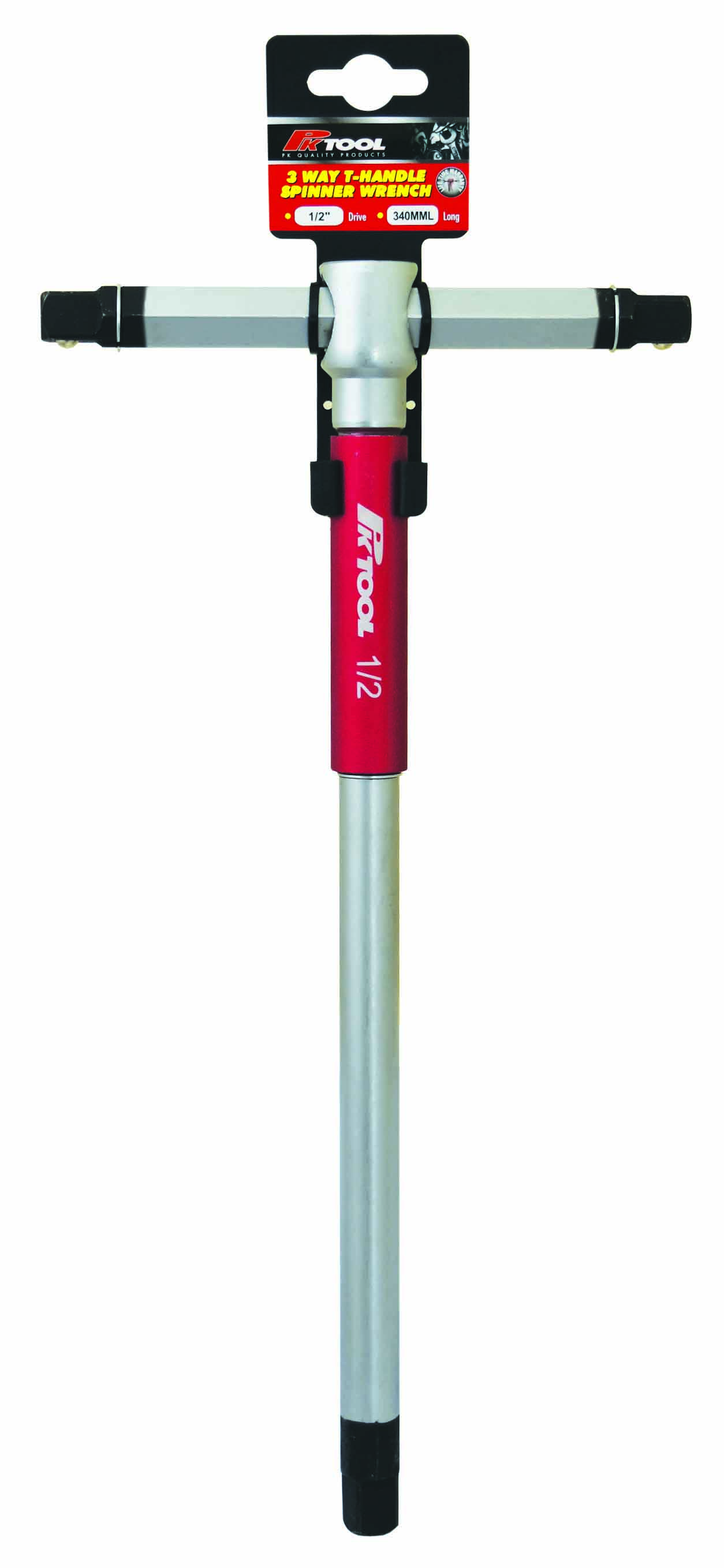 340mm 1/2” Dr 3 Way T-Handle Spinner Wrench