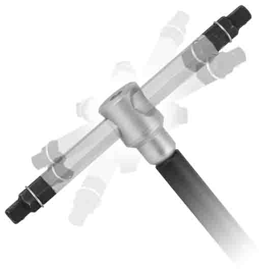 11pc 3/8” Dr 3 Way T-Handle & Multi-Drive Sockets
