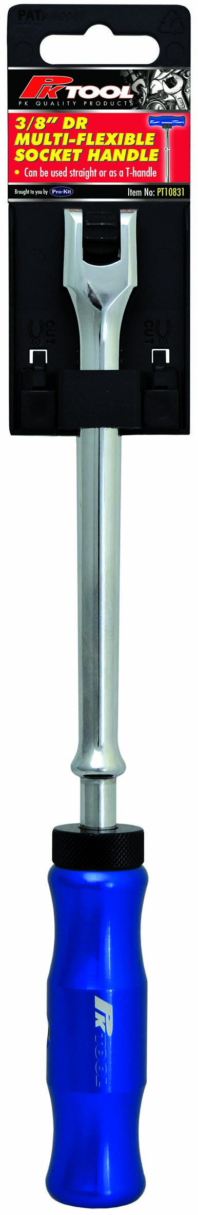 3/8” Dr Multi-Flexible Head Socket Handle
