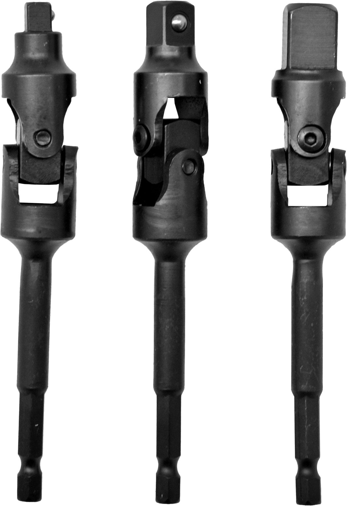 3pc Uni-Joint Drill Socket Adaptor Set