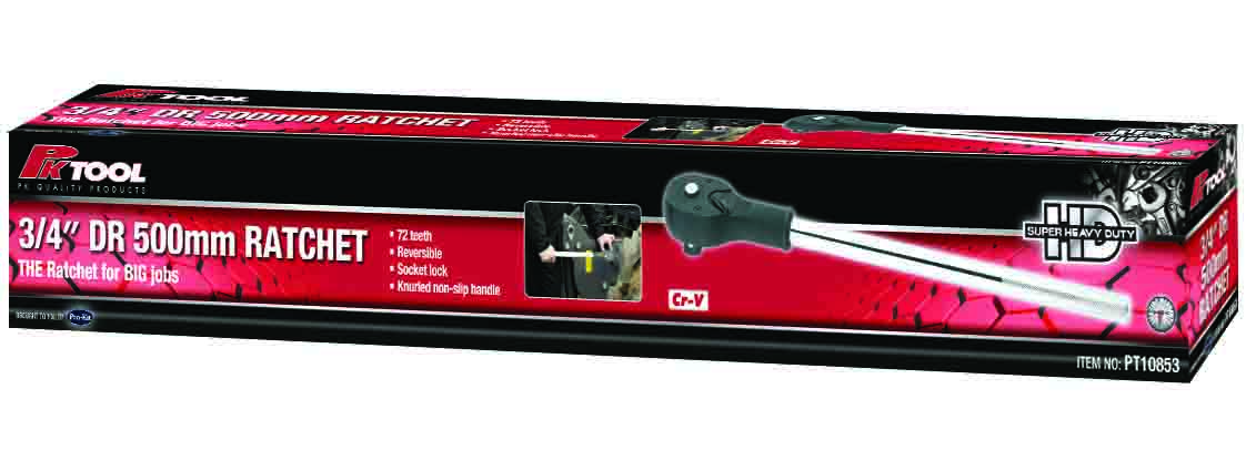 500mm 3/4” Dr Ratchet